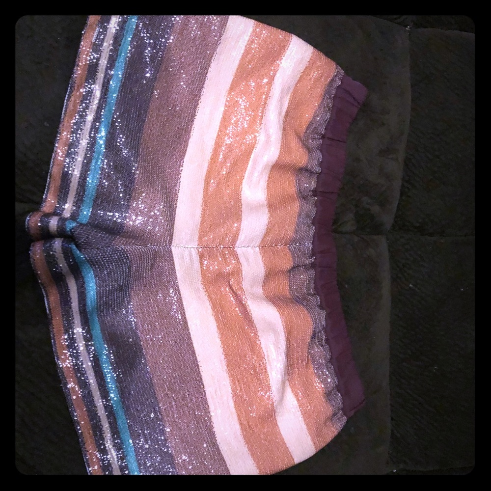 Size Small Loft Sequin Shorts